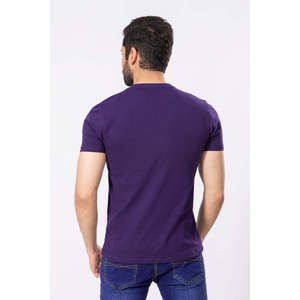 HAROLD ODM T-shirt piqué slim fit à col ras du cou et boutons, en coton foncé brodé, manches courtes, respirant, pour le golf, 6XL, couleur unie - Product Image 5