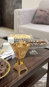 Bakhur Decorativo con Acabado Metálico Premium para Decoración del Hogar Árabe - Product Image 3