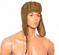 Casque de parachutiste aérien VDV soviétique avec rembourrage classique en cuir et coton, unisexe, pour exposition, reconstitution historique et collection