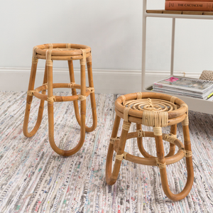 Table console en osier faite à la main Table console en rotin à 2 niveaux Table console en rotin OEM du fabricant vietnamien HNH Craft - Product Image 4