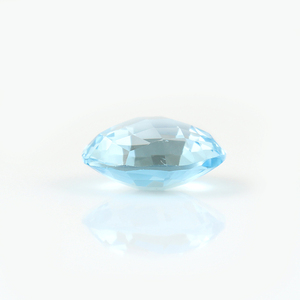 Topacio azul redondo, piedras preciosas sueltas naturales, curación del nacimiento, fabricación de joyas semipreciosas de alta calidad superior, piedra de cristal de Topacio azul - Product Image 3
