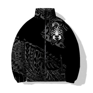 Chaqueta acolchada impresa por sublimación 3D, chaqueta con cremallera OEM personalizada, fabricante al por mayor, chaqueta de invierno a prueba de viento de secado rápido - Product Image 5