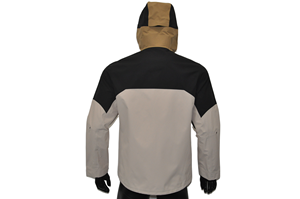 Vente en gros Vestes coupe-vent en nylon personnalisées à capuche en polyester Vestes coupe-vent extérieures en nylon zippées pour hommes - Product Image 3