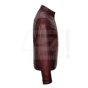 แจ็กเก็ตหนังสำหรับผู้ชายใส่ด้านนอกแจ็กเก็ตแฟชั่นหนังผลิตตามสั่ง - Product Image 3