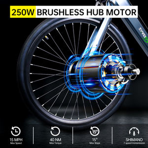 電動バイク大人用電動バイク700Cファットタイヤ電動バイクEUウェアハウス36V 7.8AH 50KMレジャーオフロード - Product Image 4