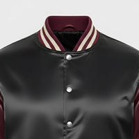 Vestes universitaires en gros, sur mesure, unisexes, en molleton, satin, bomber, baseball, manches en cuir, pour enfants, hommes et femmes
