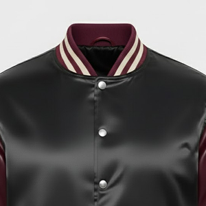 Vestes universitaires en gros, sur mesure, unisexes, en molleton, satin, bomber, baseball, manches en cuir, pour enfants, hommes et femmes - Product Image 4