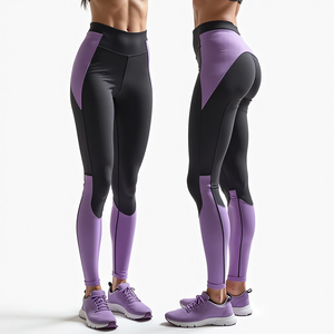 Pantalon d'entraînement et de course à taille haute pour femmes avec compression et leggings secs pour le fitness et la performance en salle de sport - Product Image 1