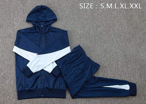 Veste coupe-vent de football pour club 2024 2025, haut d'entraînement de football français, veste de pluie, survêtement de haute qualité, livraison directe - Product Image 3