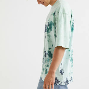 เสื้อยืดผ้าฝ้ายโอเวอร์ไซซ์ของผู้ชายเสื้อโอเวอร์ไซซ์ผ้าคอตตอนดีไซน์ว่างเปล่าระบายอากาศได้ดี - Product Image 4