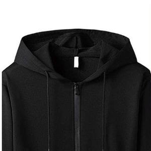 ชุดวอร์มกีฬาผู้ชายแบบมีฮู้ดสำหรับฤดูหนาว  โลโก้สั่งทำได้  ชุดสองชิ้น  ผ้าเนื้อบางเบา  เหมาะสำหรับการฝึกซ้อมและวิ่งจ๊อกกิ้ง - Product Image 3