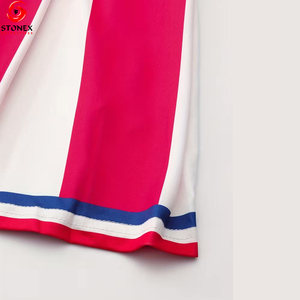 Prix de gros, ensembles d'uniformes de cheerleading légers, couleur personnalisée, nouvelle arrivée, polyester, impression personnalisée - Product Image 6