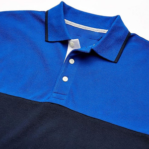 Polos pour hommes en tissu respirant avec logo personnalisé OEM coupe à manches courtes et services d'étiquetage personnel - Product Image 4