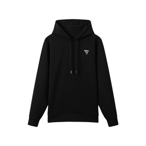 Men's Stylish Athletic Hoodie Lightweight Long Sleeve Pullover Hoodie Winter Sport Hoodie In Black Color - Product Image 1
