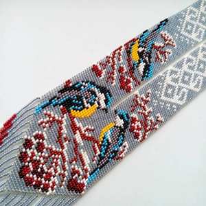 Beaux colliers de créateurs de motifs d'oiseaux Colliers faits à la main pour femmes et filles portent des colliers de fête de mariage, Hldi , Mehendi - Product Image 4