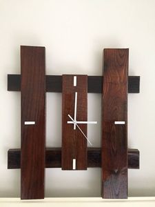 RUSTIC CUSTOMIZED WOODEN WALL CLOCK FOR ELEGANT HOME DECOR MODERN Bamboo <b>Body</b> with Natural Rosh for Wedding Occasions - Product Image 6