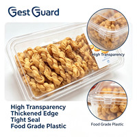 Meilleur emballage personnalisé en blister avec plateau et couvercle en plastique PET transparent, recyclable pour gâteaux, desserts et en-cas