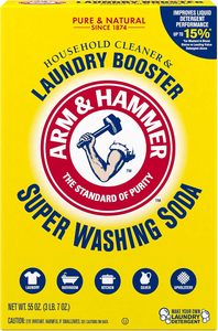 Arm & Hammer Super Washing Soda Nettoyant ménager et amplificateur de lavage, Carbonate de sodium naturel, Boîte de 55 oz - Product Image 4