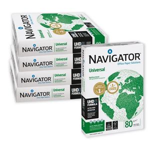 Papel de Copia UNIVERSAL NAVIGATOR A4 80g | Papel de Copia Universal A4 de 80 g/m² para Impresora Navigator - Product Image 1