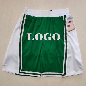 Shorts de basket-ball pour hommes, 30 équipes américaines, respirants, 100% polyester, brodés, avec poche, tricotés, pour l'été – Vente chaude - Product Image 3
