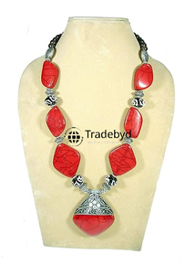 Tradebyd ทำด้วยมือสร้อยคอจี้เรซินเครื่องประดับแฟชั่นที่ไม่ซ้ำกันสมบูรณ์แบบสำหรับของขวัญ - Product Image 2