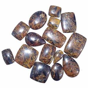 Pierre précieuse cabochon en pietersite dorée, qualité supérieure 3A, quartz naturel pour la fabrication de bijoux, toutes formes - Product Image 6