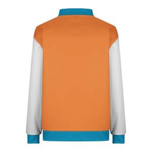 \ Varsity Jacket Zip Up Letterman Jacket Vêtements d'extérieur Printemps Automne Vêtements Rose vif - Product Image 4