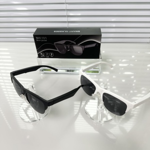 Lunettes intelligentes WK101, vidéo 1080P, étanches IPX4, charge magnétique, assistant d'appels téléphoniques, lecteur de musique - Product Image 5