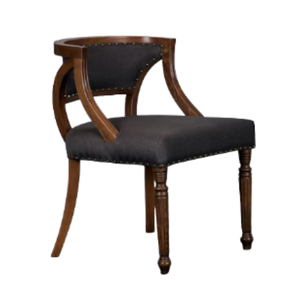 Fauteuil à bascule moderne avec structure en teck massif, mousse et tissu en coton doux pour salon - Product Image 6