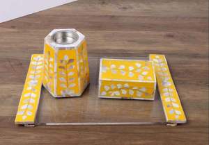 Quemador de incienso de sándalo con incrustaciones de hueso de cuerno, duradero, hecho a mano, para Bakhoor, decoración de lujo para el hogar, fragancia tradicional de Oriente Medio - Product Image 6