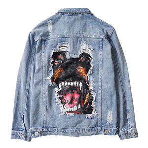 Veste en jean formelle à capuche en toile de haute qualité pour homme et femme, imperméable, respirante, élégante, directement de l'usine - Product Image 6