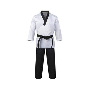 Uniforme de Artes Marciales Unisex Personalizado de Fábrica de Taekwondo, Ligero, Duradero y Lavable de Poliéster - Product Image 4