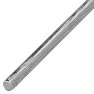 Zinc-plated threaded rod, M08 thread, 1 meter length - Product Image 1