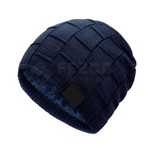 Bonnets ajustables unisexes en coton/laine personnalisés, chauds pour l'hiver, de qualité supérieure, jacquard, logo personnalisé, style de rue courant - Product Image 6