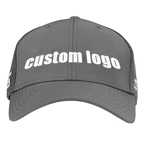 Malla gris personalizada para hombre Red Camiones 6 Panel 3D Bordado Logo Golf Camionero Sombrero Ropa deportiva Gimnasio y ropa para correr Ropa activa - Product Image 2