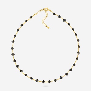 Collier Bohème Tendance 174537 Plaqué Or Forme Géométrique Chiffre Chaîne en Alliage d'Acier Inoxydable avec Perle pour Soirées - Product Image 6