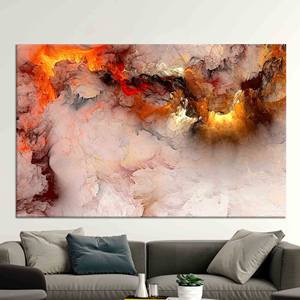 Toile imprimée moderne : Œuvre d'art abstraite nuageuse pour une décoration élégante, TOILE ENVELOPPÉE - Product Image 1