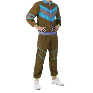 Uniforme de entrenamiento, conjunto de concha informal, unisex, cortavientos holgado personalizado, traje reflectante para correr, chaqueta de viento, chándal de poliéster - Product Image 5