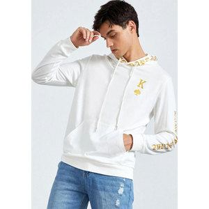 Solid Color Heavyweight Men's Thermal <b>Hoodie</b> <b>Oversized</b> Drop Shoulder Blank <b>Hoodie</b> for Printing High Quality Streetwear <b>Hoodie</b> - Product Image 1