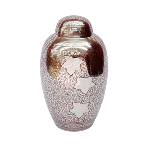 Venta caliente adulto cenizas ataúd Dom Top urna de cremación con diseño decorativo calidad confiable Metal urna conmemorativa para funeral - Product Image 5