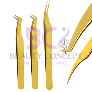 Pinzas para extensión de pestañas, herramienta profesional para extensión de pestañas para colocación precisa y separación de pestañas - Product Image 6