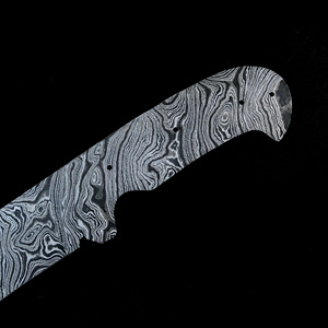 Cuchillo de caza de acero de Damasco personalizable 2024, hoja en blanco fija de alta durabilidad, garantía de 3 años, fabricantes de cuchillos para manualidades DIY - Product Image 5