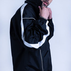 Chaqueta Cortavientos y Pantalones Deportivos Personalizados para Entrenamiento, Chaqueta Cortavientos con Cremallera y Logotipo Personalizado, Chándales de Nailon para Hombre de Invierno - Product Image 5