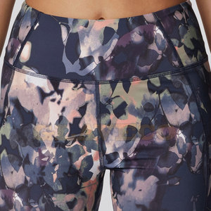 Leggings de yoga pour femmes de haute qualité à taille élastique 2025, impression personnalisée unie, séchage rapide, respirant, sans couture, faible MOQ - Product Image 5