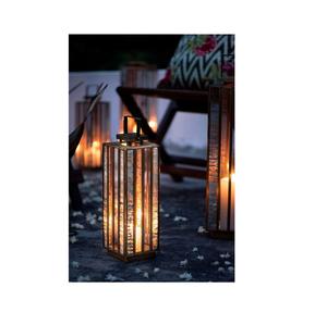 Candelabro tejido rústico colgante de bambú ecológico decorativo para el hogar, lámparas de techo de ratán y linternas para decoración del hogar - Product Image 2