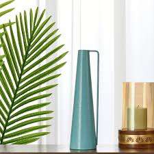 แจกันดอกไม้ตกแต่งอลูมิเนียมโลหะตกแต่งแบบกําหนดเองที่ทันสมัยมีแจกันโลหะออกแบบพื้นที่ดีที่สุด - Product Image 5