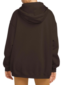 เสื้อสวมหัวมีฮู้ดพิมพ์ลายพัฟ3D สำหรับผู้หญิงเสื้อสเวตเชิ้ตมีฮู้ดโฟมพิมพ์ลายโลโก้แบบกำหนดเอง - Product Image 4