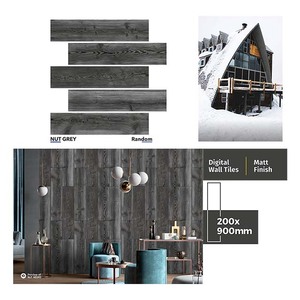 200x900mm gốm ốp tường kỹ thuật số tráng men vitrified gỗ-ván hiệu ứng gạch men cho phòng tắm & nhà bếp sử dụng trong nhà - Product Image 3