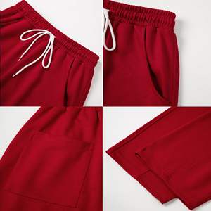 Pantalons pour hommes avec impression personnalisée du logo, pantalons d'extérieur pour hommes, pantalons de survêtement épais en molleton 100% coton, pantalons amples pour hommes - Product Image 5