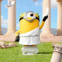 Figurines POP MART Minion Bello World Series, figurines d'art en vinyle à collectionner, jouet pour les collectionneurs d'anime et de dessins animés